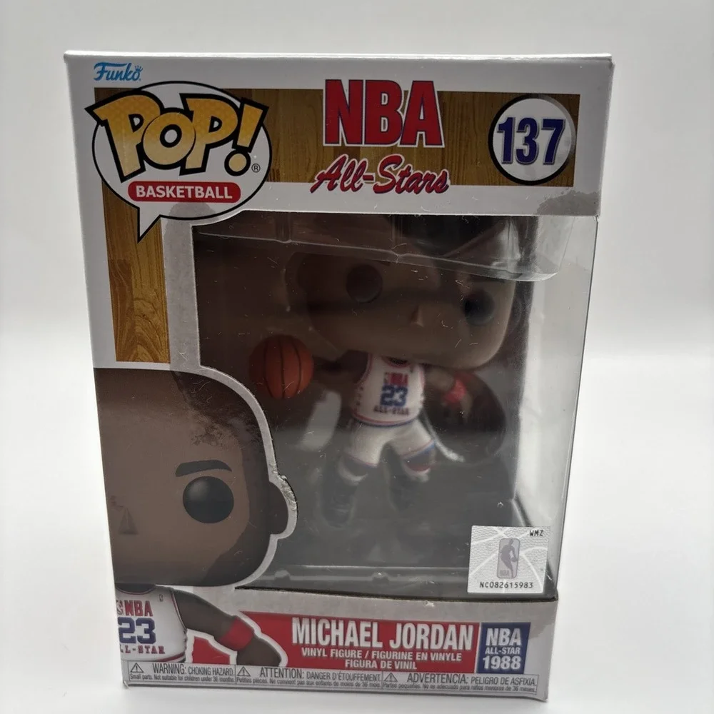 Michael Jordan Funko Pop‎ Figure NBA All-Star 1988 #137 Chicago Bulls GOAT HOF